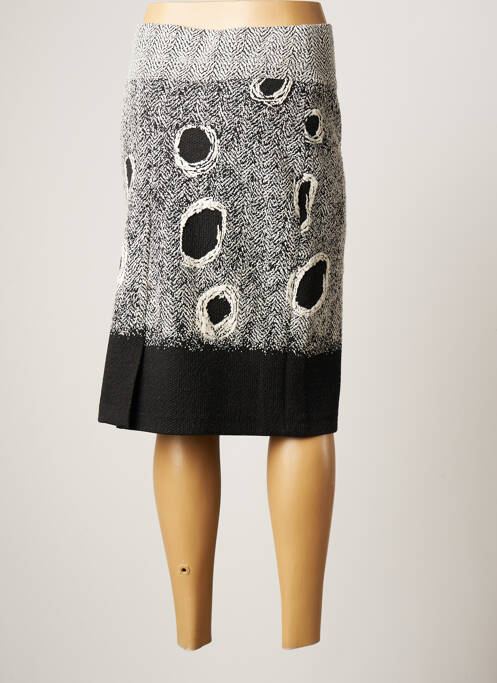 Jupe mi-longue beige FRANCE RIVOIRE pour femme