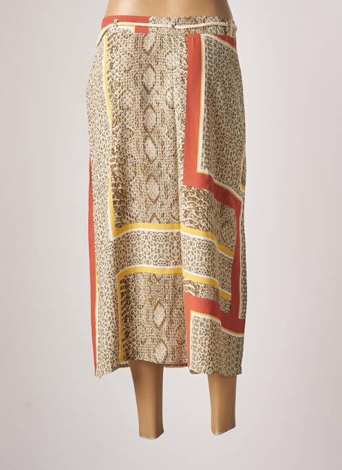 Jupe mi-longue beige DIANE LAURY pour femme