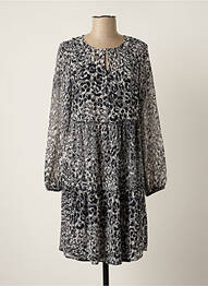 Robe courte manches longues manches longues noir LE COMTE femme
