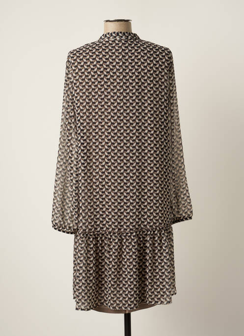 Robe courte gris LE COMTE pour femme