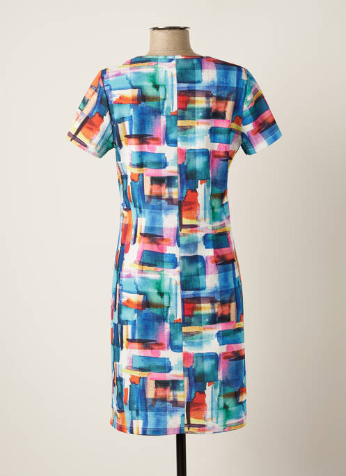 Robe mi-longue bleu FRANCE RIVOIRE pour femme