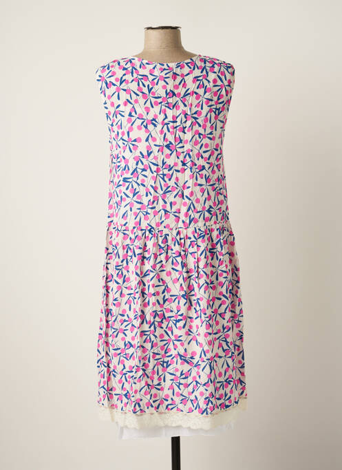 Robe mi-longue rose CRISTINA GAVIOLI pour femme