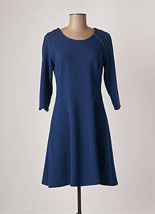 Robe courte bleu FRANCE RIVOIRE pour femme