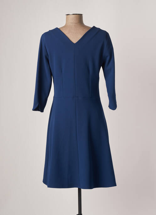 Robe courte bleu FRANCE RIVOIRE pour femme