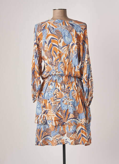 Robe courte orange CRISTINA GAVIOLI pour femme