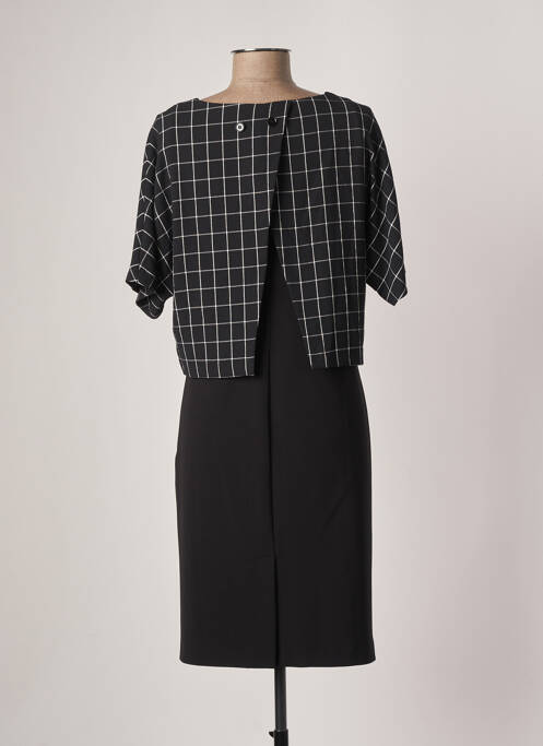 Robe mi-longue noir FRANCE RIVOIRE pour femme