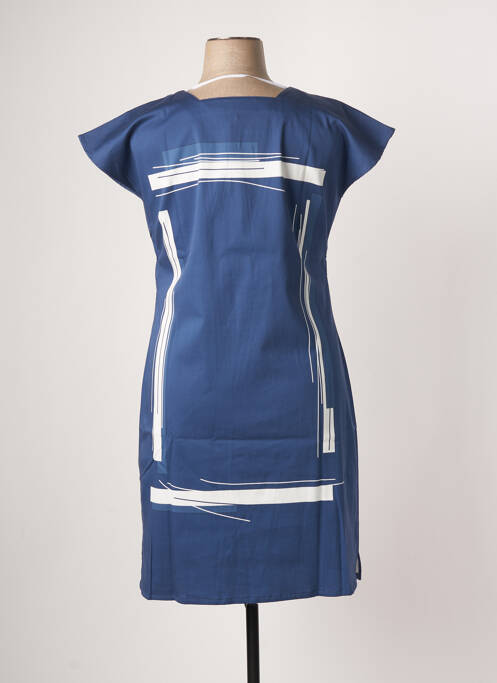 Robe mi-longue bleu MERI & ESCA pour femme