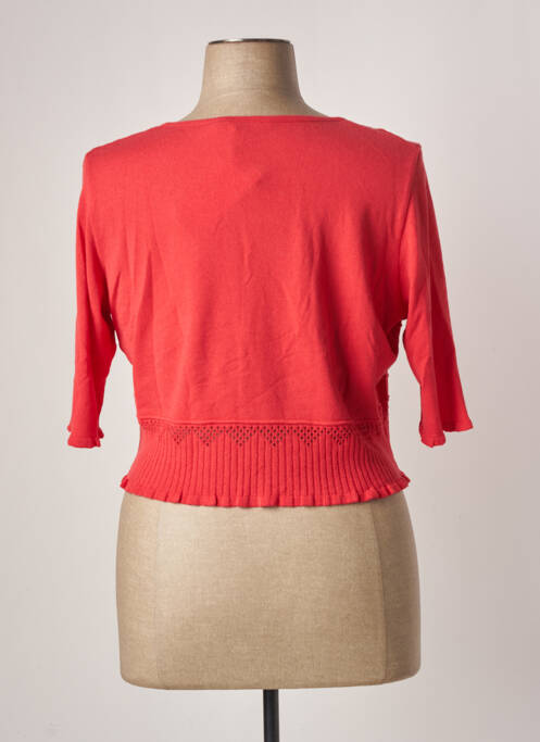 Gilet manches longues rouge OLIVIER PHILIPS pour femme