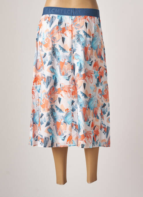 Jupe mi-longue bleu LE COMTE pour femme