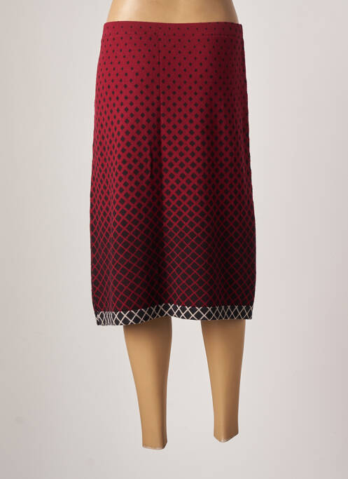 Jupe mi-longue rouge JEI'S BY LETIZIA DENARO pour femme
