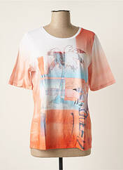 T-shirt orange LE COMTE pour femme seconde vue