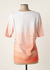 T-shirt orange LE COMTE pour femme seconde vue