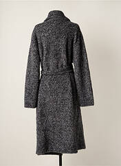 Manteau long gris K-DESIGN pour femme seconde vue