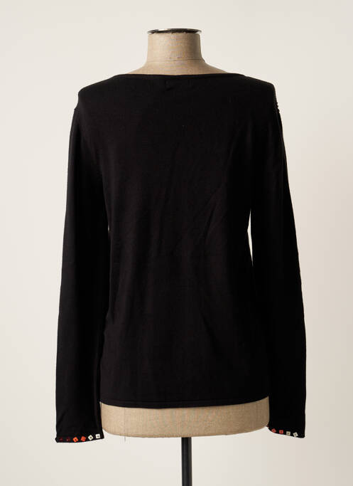 Gilet manches longues noir PAUL BRIAL pour femme