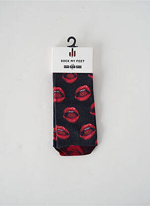 Chaussettes rouge SOCK MY FEET pour homme