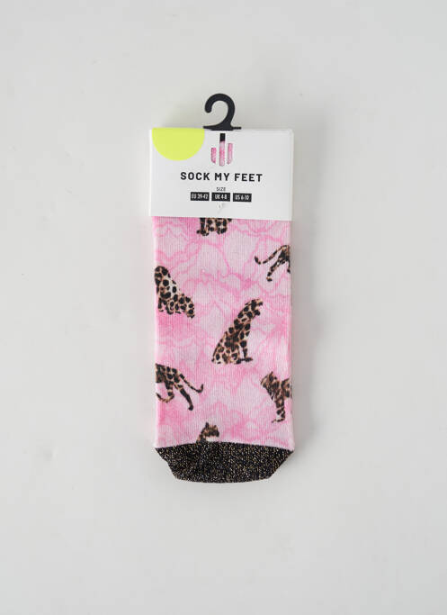Chaussettes rose SOCK MY FEET pour femme