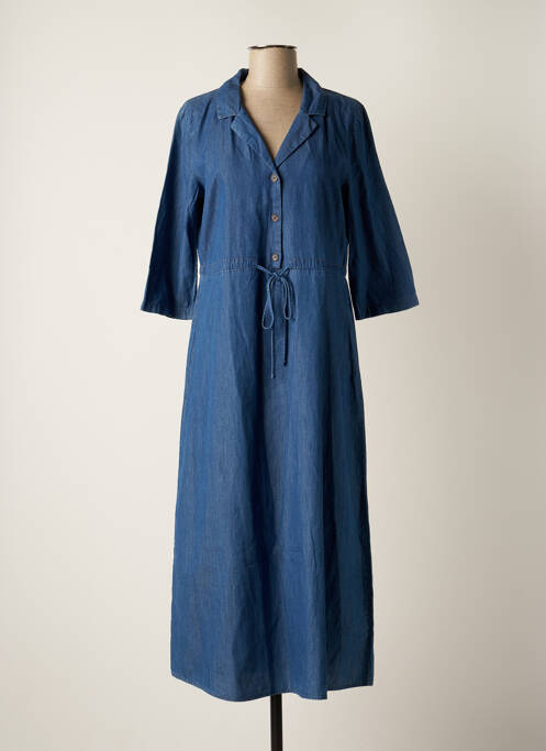 Robe longue bleu JACQUELINE DE YONG pour femme