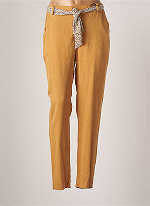 Pantalon chino beige DEELUXE pour femme