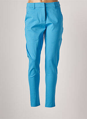 Pantalon chino bleu ICHI pour femme