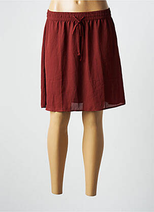 Jupe courte taille haute marron JDY femme