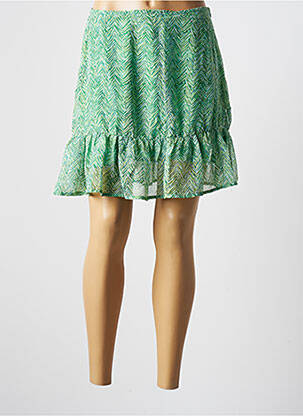 Jupe courte doublure vert ONLY femme