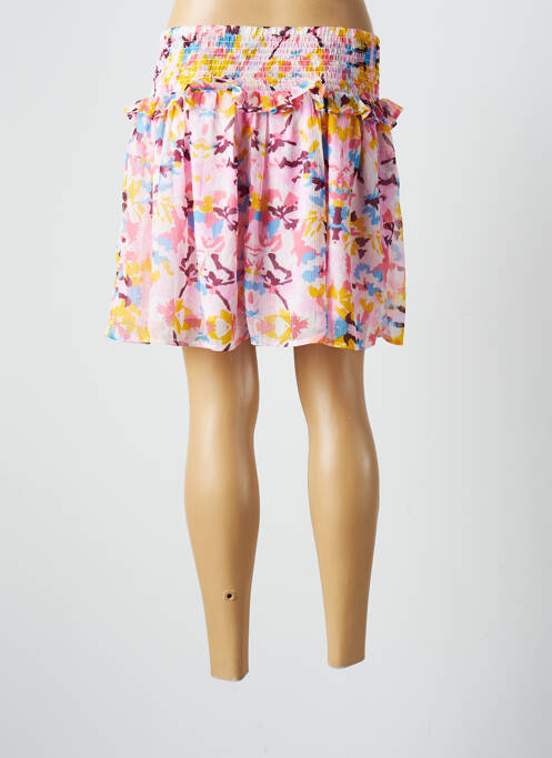 Jupe courte rose JDY pour femme