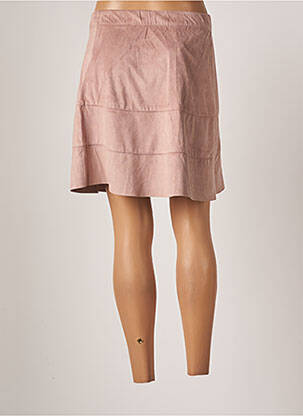 Jupe courte taille haute rose ONLY femme