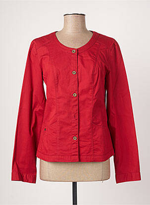 Veste casual rouge AGATHE & LOUISE pour femme