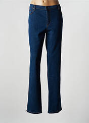 Jeans coupe droite bleu CRN-F3 pour femme seconde vue