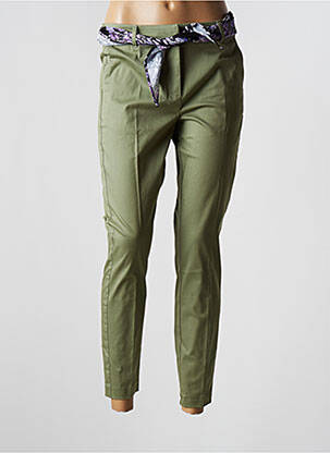 Pantalon 7/8 vert B.YOUNG pour femme