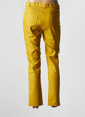 Pantalon slim jaune CHRISTINE LAURE pour femme seconde vue