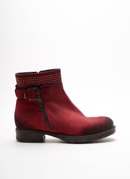 Bottines/Boots rouge COCO ET ABRICOT pour femme