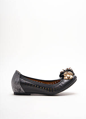 Ballerines type de semelle amortissante talon plat jusqu'à 3cm noir FUGITIVE BY FRANCESCO ROSSI femme