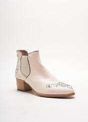 Bottines/Boots beige MURATI pour femme seconde vue