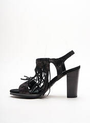 Sandales/Nu pieds noir MYMA pour femme seconde vue