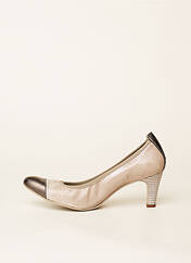 Escarpins beige UN TOUR EN VILLE pour femme seconde vue