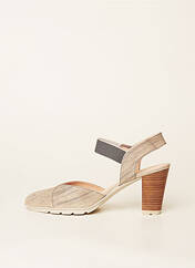 Sandales/Nu pieds beige HISPANITAS pour femme seconde vue
