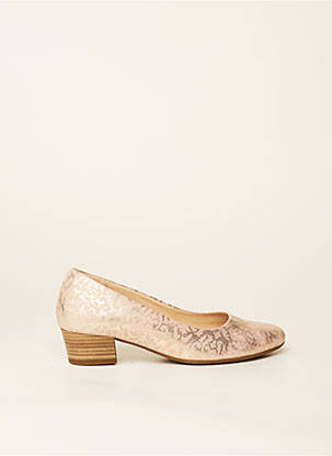 Ballerines carré talon plat jusqu'à 3cm rose GABOR femme