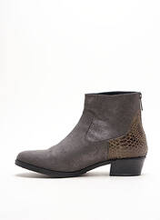 Bottines/Boots gris REQINS pour femme seconde vue