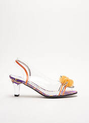 Sandales/Nu pieds violet AZUREE pour femme seconde vue