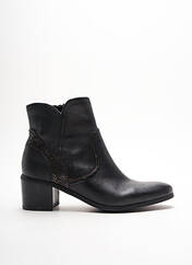 Bottines/Boots noir FUGITIVE BY FRANCESCO ROSSI pour femme seconde vue
