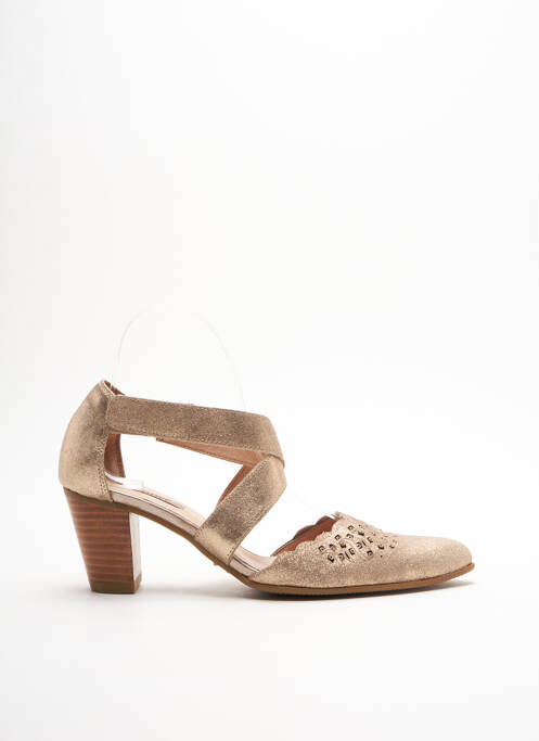 Sandales/Nu pieds beige FUGITIVE BY FRANCESCO ROSSI pour femme