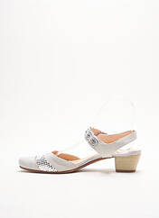 Sandales/Nu pieds gris FUGITIVE BY FRANCESCO ROSSI pour femme seconde vue