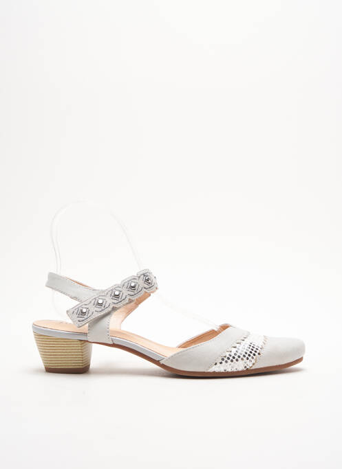 Sandales/Nu pieds gris FUGITIVE BY FRANCESCO ROSSI pour femme