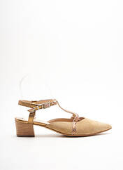 Sandales/Nu pieds marron FRANCE MODE pour femme seconde vue