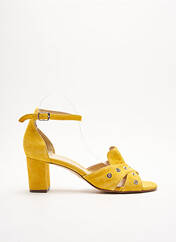 Sandales/Nu pieds jaune FRANCE MODE pour femme seconde vue