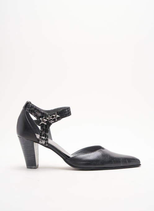 Sandales/Nu pieds noir FUGITIVE BY FRANCESCO ROSSI pour femme