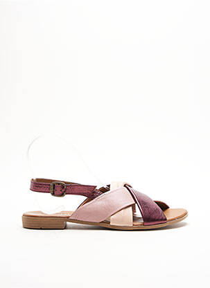 Sandales/Nu pieds rose BUENO pour femme