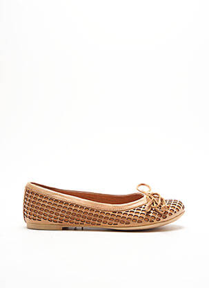 Ballerines type de semelle amortissante talon plat jusqu'à 3cm marron UN MATIN D'ETE femme