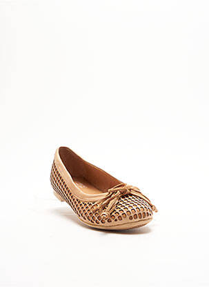 Ballerines type de semelle amortissante talon plat jusqu'à 3cm marron UN MATIN D'ETE femme